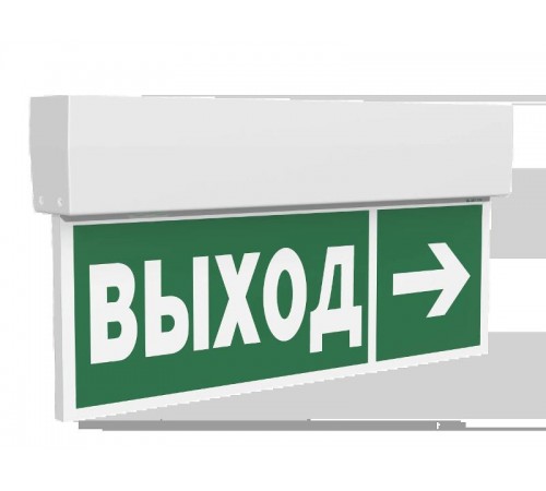 Указатель аварийный светодиодный BS-KURS-10-F2-24  0,96Вт 24В IP65 подвесной централиз.  a27391  Белый свет
