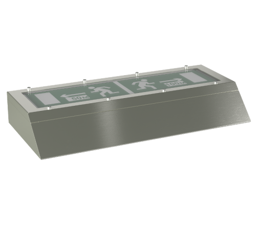 Световой указатель аварийного освещения светодиодный BS-CORVET-10-S2-ELON 1,5Вт IP66 централизованный накладной  a15998  Белый свет