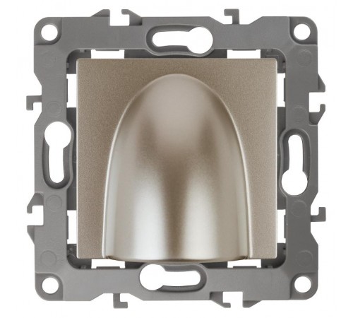 12-6003-04 ЭРА Вывод кабеля, Эра12, шампань  Б0043153  ЭРА