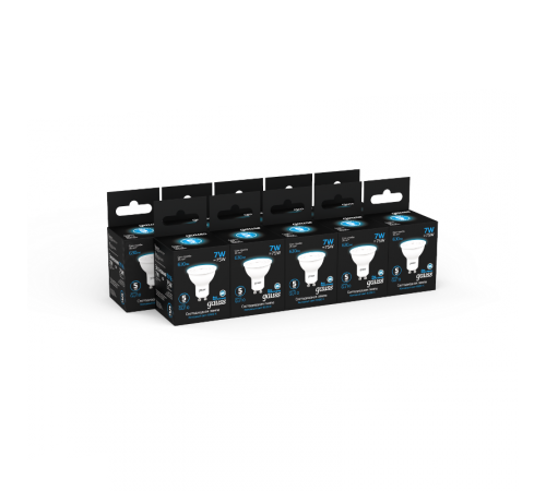 Лампа светодиодная MR16 7W 630lm 6500K GU10 LED 1/10/100  101506307  Gauss