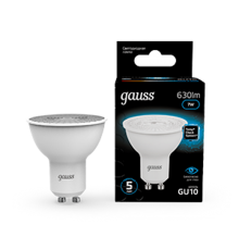 Лампа светодиодная MR16 7W 630lm 6500K GU10 LED 1/10/100  101506307  Gauss