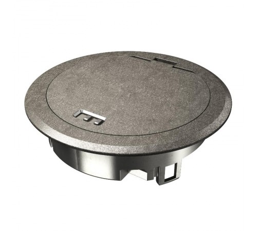 Лючок GES R2, пылевлагостойкий IP66, IK10, нагрузка до 2039 кг, 40х140 мм (металл оксидированный)  7408849  OBO Bettermann