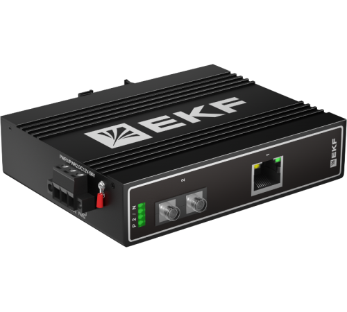 Медиаконвертер 10/100/1000Base-TX в 1000Base-X, разъем FC, двойное одномодовое оптоволокно, 1550нм TSX TSX-MC1-1GX1GT-FCEKF