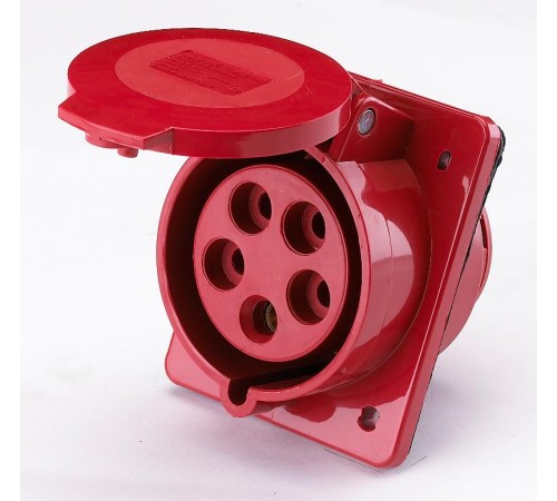 Розетка для скрытой проводки 425 3Р+РЕ+N 32А 380В I  26055DEK  DEKraft