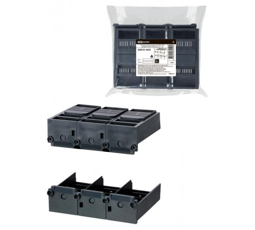 Заглушка клеммная короткая 3Р ЗКК-1 IP20 для ВА89-32/33/35 (комплект 2 шт.)  SQ0751-0201  TDM