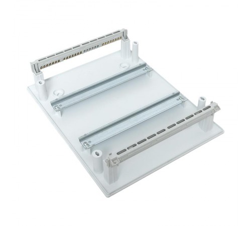 Щит распределительный навесной "Unix" белая дверь 2х12 модулей IP41 EKF PROxima  ux-2x12-nw  EKF