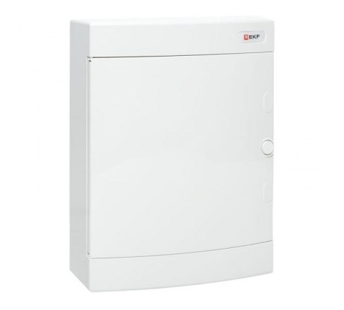 Щит распределительный навесной "Unix" белая дверь 2х12 модулей IP41 EKF PROxima  ux-2x12-nw  EKF