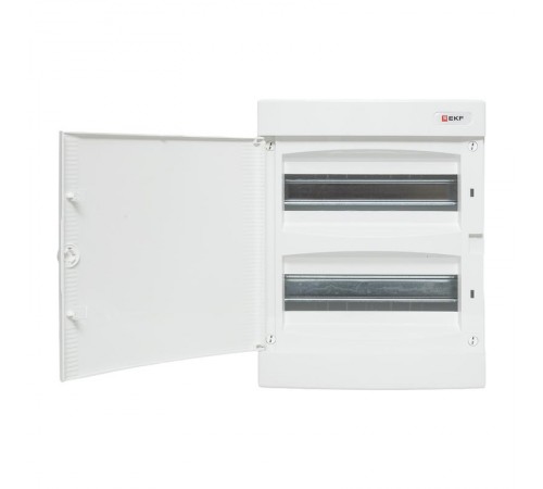 Щит распределительный навесной "Unix" белая дверь 2х12 модулей IP41 EKF PROxima  ux-2x12-nw  EKF