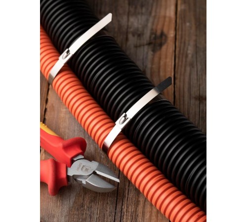 Хомут AISI 316 из нержавеющей стали, 7.9x200 (100 шт.) FlexLock PROximaplc-fl-tss-316-7.9x200EKF