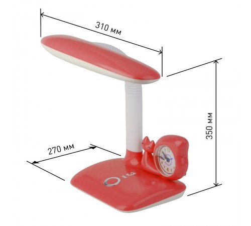 Светильник настольный NLED-437-7W-R ЭРА NLED-437-7W-R красный  Б0031619  ЭРА
