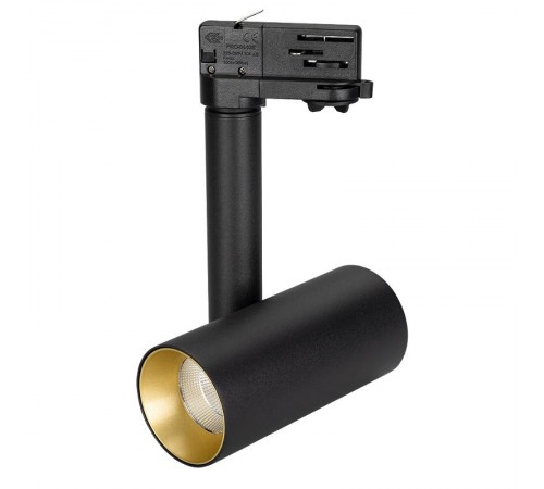 Светильник SP-POLO-TRACK-PIPE-R65-8W Warm3000 (BK-GD, 40 deg)  027490  Arlight