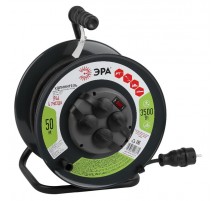 Удлинитель силовой ЭРА RMx-4es-3x1.5-50m-IP44(KG) на м. катушке c/з 4 гн 50м КГ 3х1.5  Б0046804  ЭРА