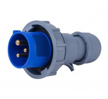 Вилка перен. 2Р+РЕ 16А 220В IP67 ВП-103  26106DEK  DEKraft