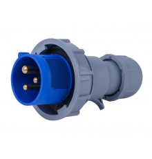 Вилка перен. 2Р+РЕ 16А 220В IP67 ВП-103  26106DEK  DEKraft