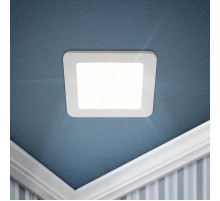 Светильник светодиодный встраиваемый downlight LED 2 24Вт 6500К белый квадрат  Б0019840  ЭРА