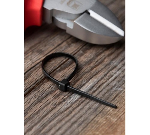 Хомут P6.6 стандартный (ч), 2.5x80 (100шт) FlexLock PROxima  plc-fl-ctsb-2.5x80  EKF