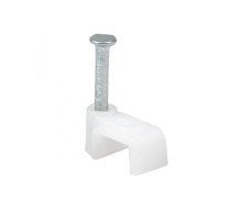 Скоба крепежная квадратная (плоская) (6мм.) (50шт.) EKF PROxima  plcn-ss-6  EKF