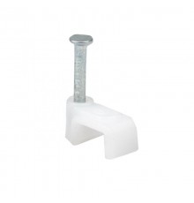 Скоба крепежная квадратная (плоская) (6мм.) (50шт.) EKF PROxima  plcn-ss-6  EKF