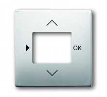 Плата центральная (накладка) для таймера 6455, 6456, серия pur/сталь  6430-0-0344   2CKA006430A0344  ABB