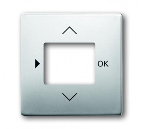 Плата центральная (накладка) для таймера 6455, 6456, серия pur/сталь  6430-0-0344   2CKA006430A0344  ABB