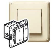 Cariva Сл. кость Светорегулятор нажимной для л/н 500W  773715  Legrand