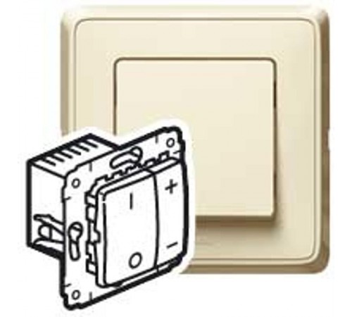 Cariva Сл. кость Светорегулятор нажимной для л/н 500W  773715  Legrand