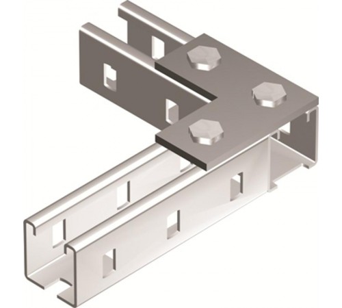 Пластина соединительная L-обр., длина 90х90 мм, 3отв., горячеоцинкованная  BMD1021HDZ  DKC