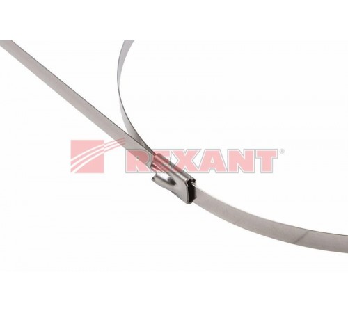 Хомут-стяжка стальная 520x4,6 мм, упаковка 50 шт.  07-0528  REXANT