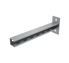 Страт-консоль одиночная усиленная развернутая 41х41 L800 s:2,5 мм HD  KSSUR41-800 HD  КМ - профиль