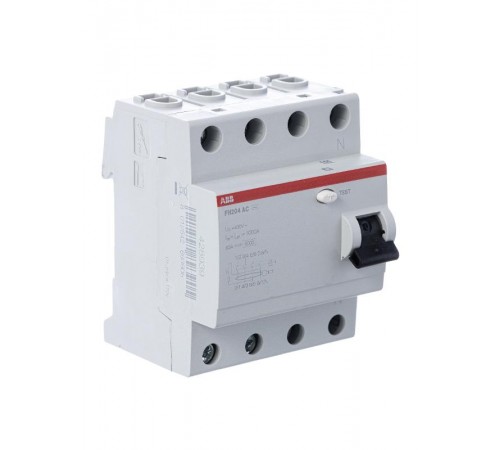 Выключатель дифференциальный (УЗО) FH204AC-25/0,1 25А 100мА  2CSF204006R2250  ABB