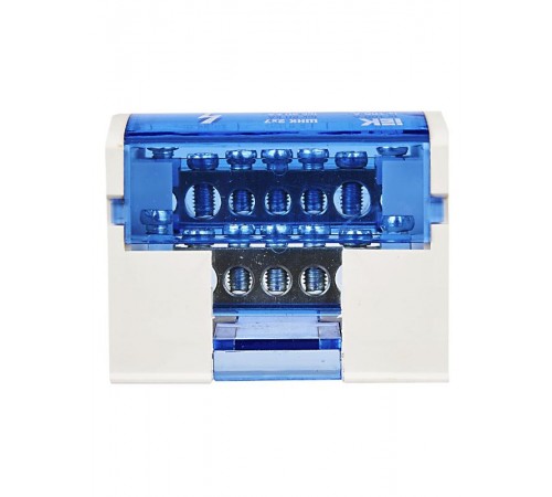 Шины на DIN-рейку в корпусе (кросс-модуль) L+PEN 2х7   YND10-2-07-100  IEK