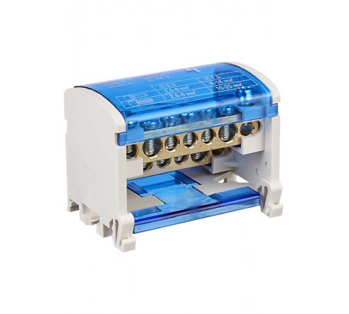 Шины на DIN-рейку в корпусе (кросс-модуль) L+PEN 2х7   YND10-2-07-100  IEK