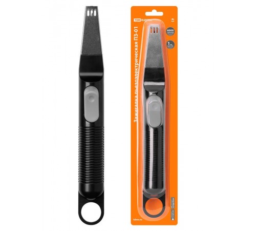 Зажигалка пьезоэлектрическая бытовая ПЗ-01, черная,  SQ2511-0003  TDM