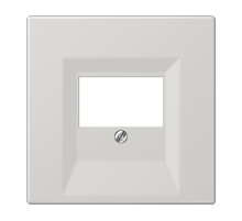 Крышка для ТАЕ и USB розеток, фиксация винтом; термопласт; светло-серый; LS990  LS969TLG  Jung