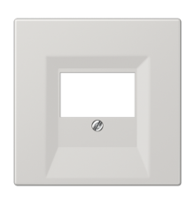 Крышка для ТАЕ и USB розеток, фиксация винтом; термопласт; светло-серый; LS990  LS969TLG  Jung