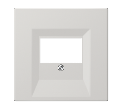 Крышка для ТАЕ и USB розеток, фиксация винтом; термопласт; светло-серый; LS990  LS969TLG  Jung