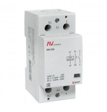 Контактор модульный КМ 63А 1NC+1NO 230VAC (2 мод.) AVERES  km-av-2-63-11-230V  EKF