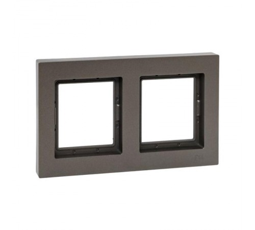 2 - местная рамка, IP44, мокко, пластик Эпика  UP1-FPM-02-44 EKF