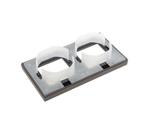 2 - местная рамка, IP44, мокко, пластик Эпика  UP1-FPM-02-44 EKF