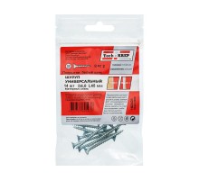 Саморез ШУц 4,0х45 пот. гол. (14 шт) - пакет ( 0,035 кг)  102431  Tech-KREP
