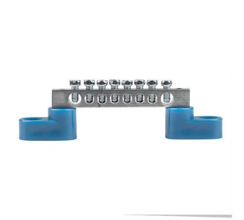 Шина "N" 63.08 (2 изолятора стойка) никель EKF  sn1-63-08-2  EKF