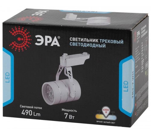 Светильник светодиодный трековый TR3 - 7 WH 7Вт белый SMD  Б0032104  ЭРА