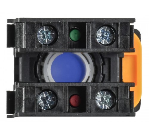 Кнопка d=22мм 1NO+1NC синяя MASTER  MI-BT60-11-3-22-K07  IEK