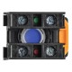 Кнопка d=22мм 1NO+1NC синяя MASTER  MI-BT60-11-3-22-K07  IEK