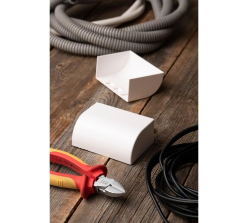 Заглушка (100х40) (2 шт) Plast EKF PROxima Белый    ecw-100-40x2   EKF