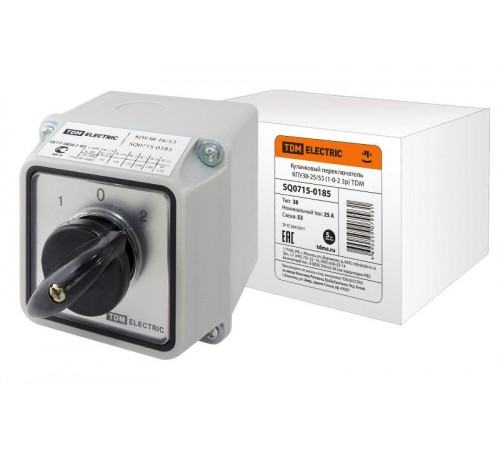 Кулачковый переключатель КПУ38-25/53   SQ0715-0185  TDM