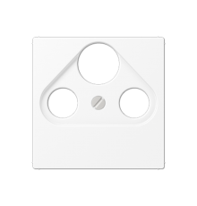 Крышка для телевизионной и спутниковой розетки; термопласт; белый матовый  A561BFPLSATWWM  Jung