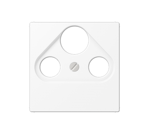 Крышка для телевизионной и спутниковой розетки; термопласт; белый матовый  A561BFPLSATWWM  Jung