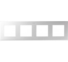 Simon 24 Алюминий Рамка 4-ая  2400640-033  Simon