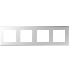 Simon 24 Алюминий Рамка 4-ая  2400640-033  Simon